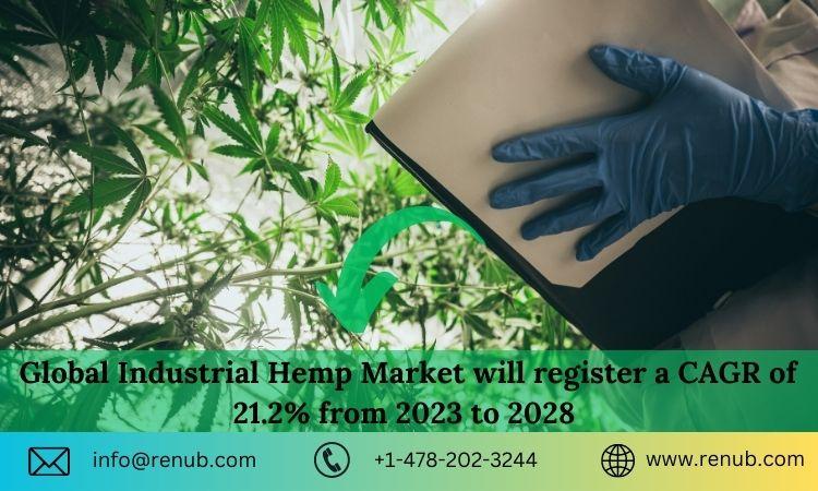 Global Industrial Hemp Market will register a CAGR of 21.2% from 2023 to 2028 – Renub Research