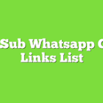 sub4sub whatsapp group