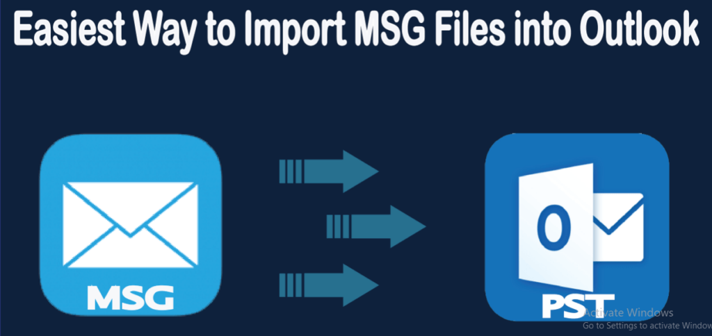 What is the MSG file format in Outlook?