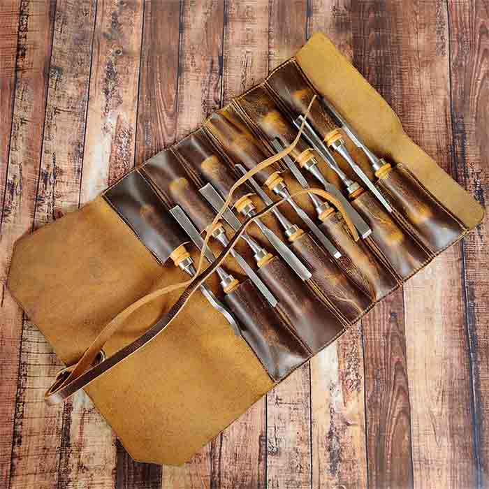 Exploring the Timeless Elegance of Rustic Town Leather Tool Rolls