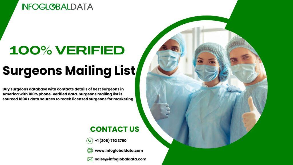 Surgical Excellence: Maximizing Campaign Impact with a Surgeons Email List