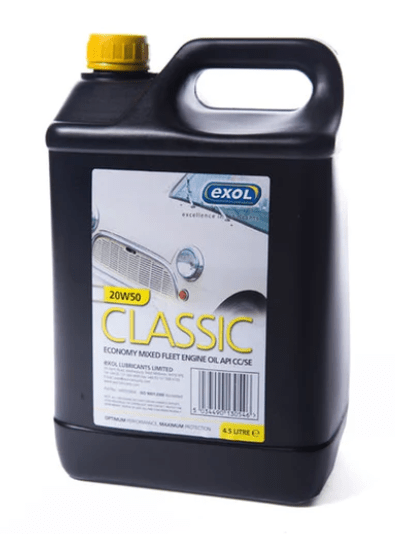 The Ultimate Guide to EXOL Classic 20W-50 Engine Oil in the UK