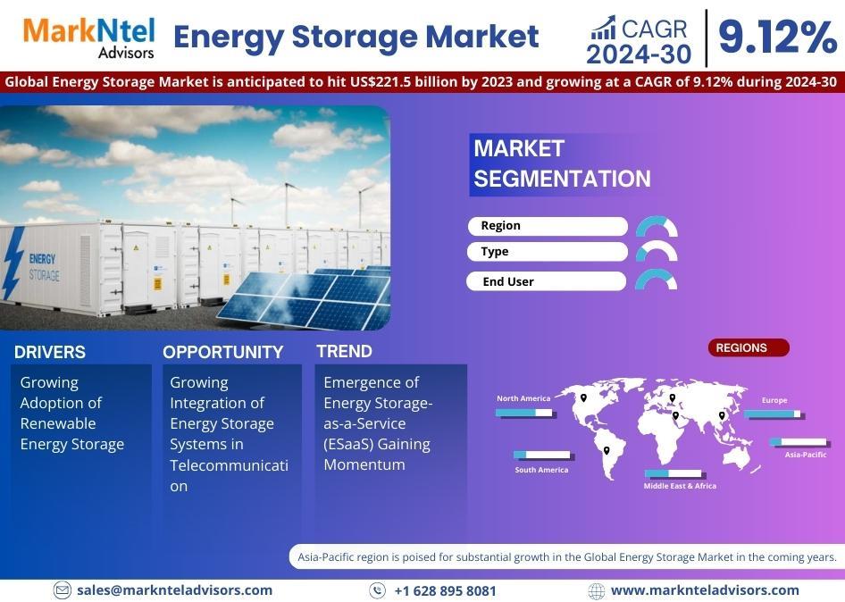 Energy Storage Market to Eyewitness Huge Growth by 2024