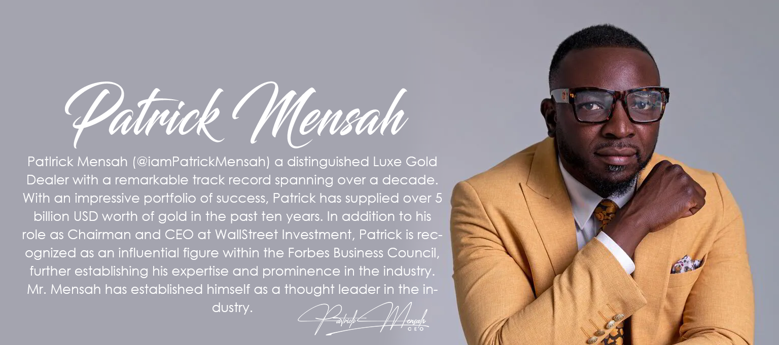 Motivational Speaker and Mentor: Patrick Mensah’s Inspirational Role