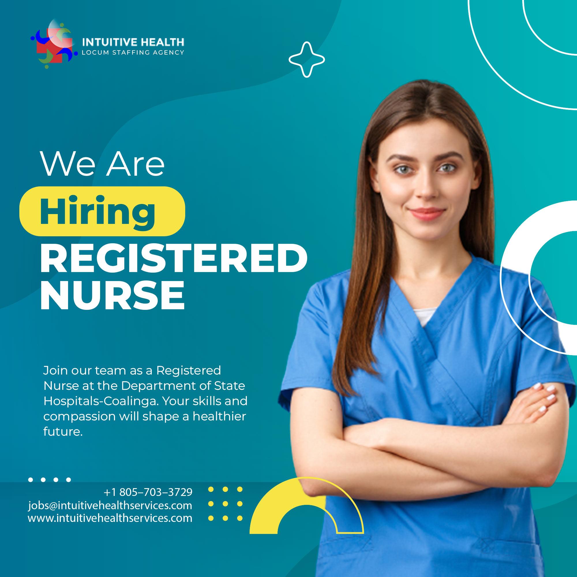 Registered Nurse Jobs | Intuitive Health Services