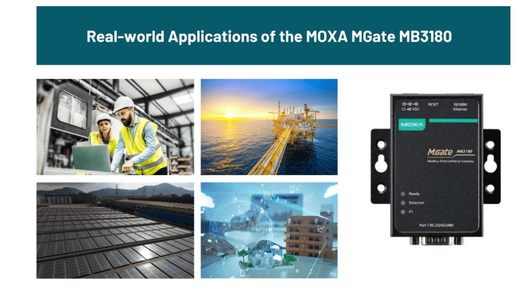 Real-world Applications of the MOXA MGate MB3180