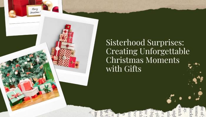 “Sisterhood Surprises: Creating Unforgettable Christmas Moments with Gifts!”