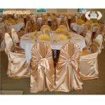 Are there specific considerations for choosing banquet chair covers for different types of events?