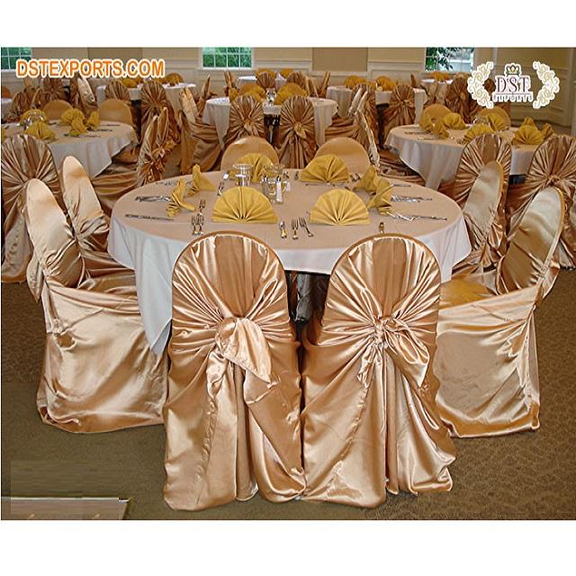 Are there specific considerations for choosing banquet chair covers for different types of events?