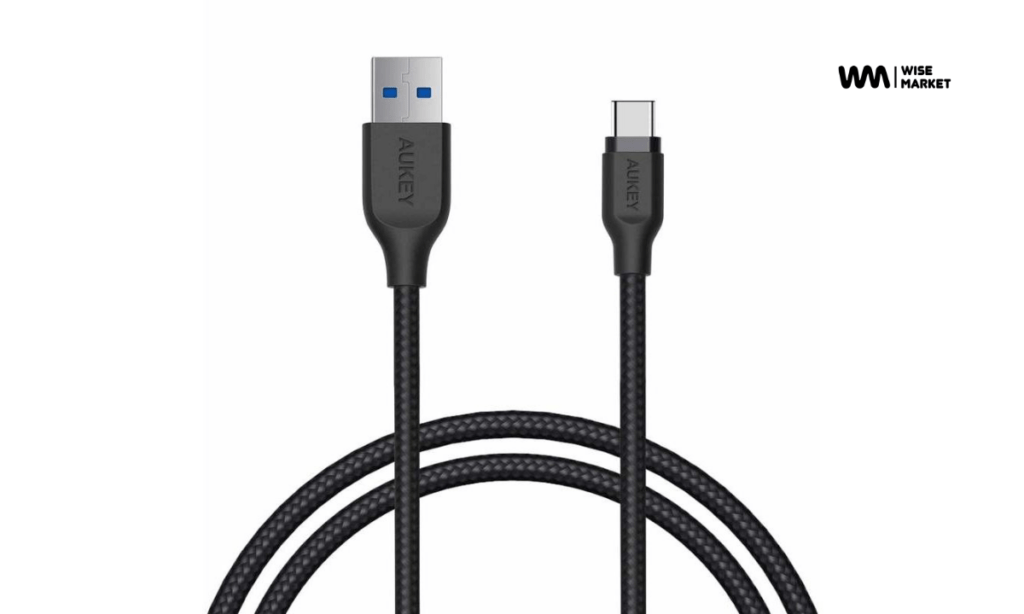 Aukey USB A To USB C Quick Charge 3.0 Kevlar Cable – 1.2M