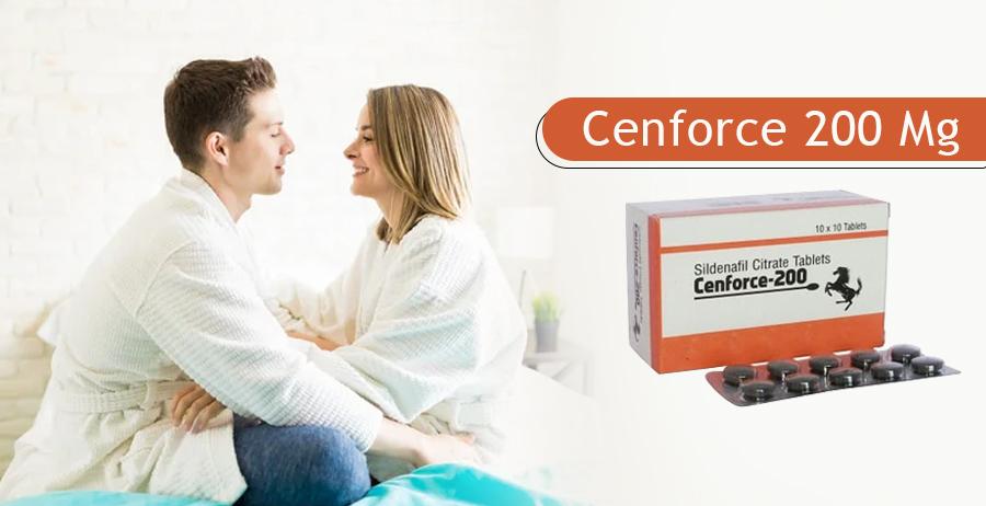 With Cenforce 200, you can eliminate issues with male erectile dysfunction