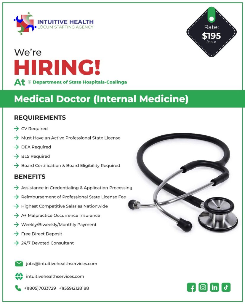 Medical Doctor (Internal Medicine)